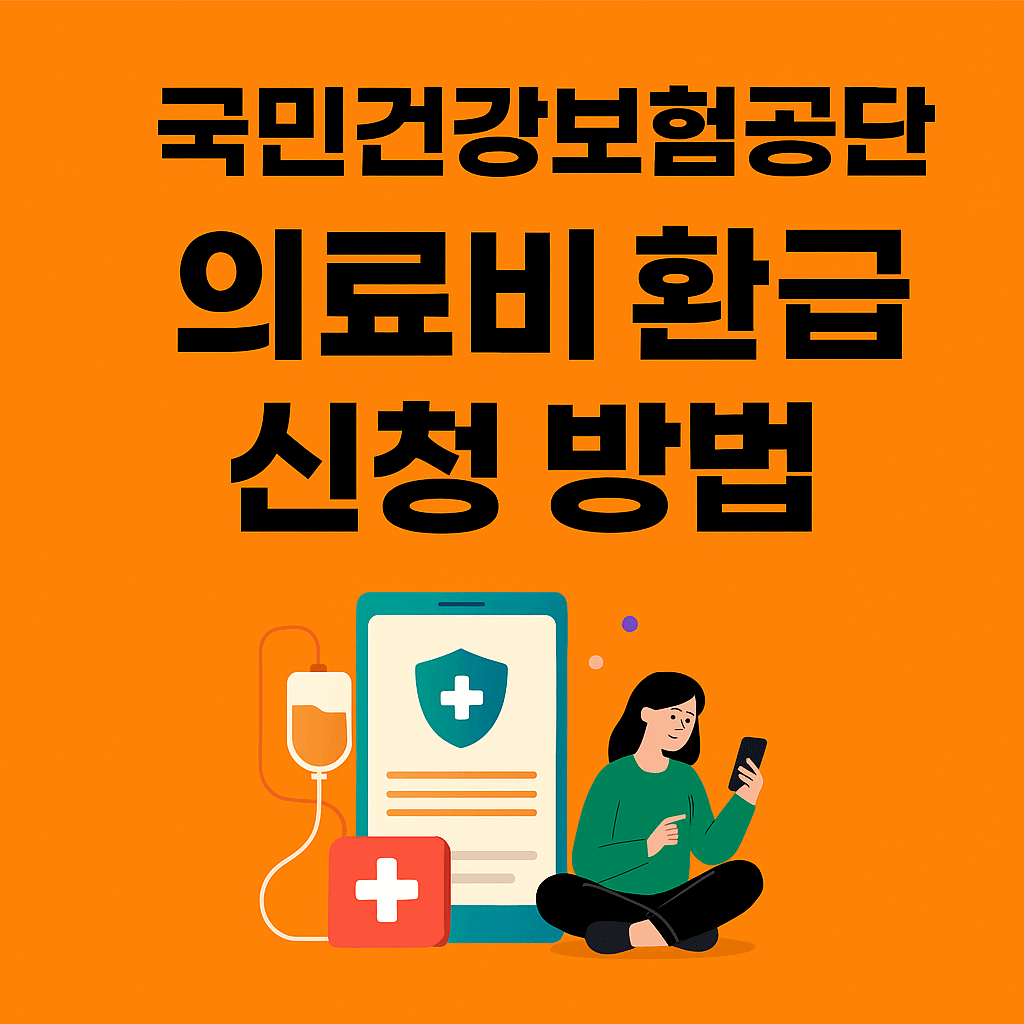 국민건강보험공단 의료비 환급금 신청방법