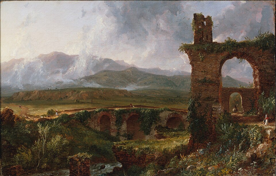Thomas Cole의 A View near Tivoli, Morning
