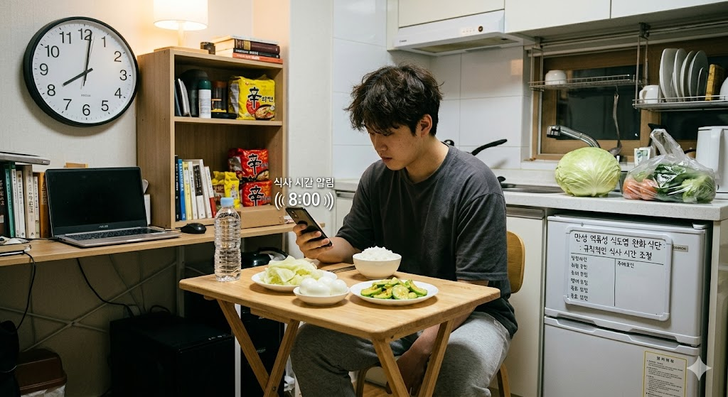 자취생의 불규칙한 식생활을 바로잡고 역류성 식도염을 완화하는 식사 시간 관리법과 실전 식단 가이드