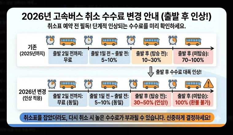 고속버스 취소표 알림 설정(앱, 방법)(2026년 + 정보)