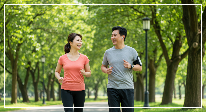 식습관 조절과 꾸준한 운동