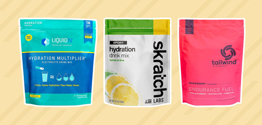 시중에서 판매되고 있는 물에 타먹는 형식인 일렉트로라이트 분말 믹스 제품들의 사진