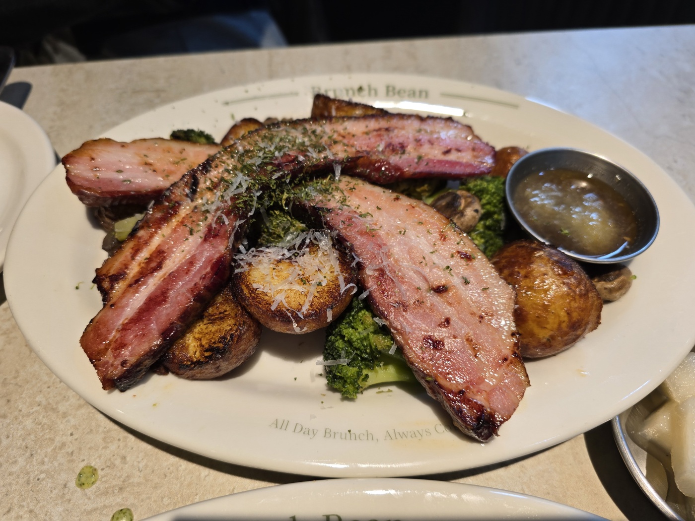 통베이컨 스테이크