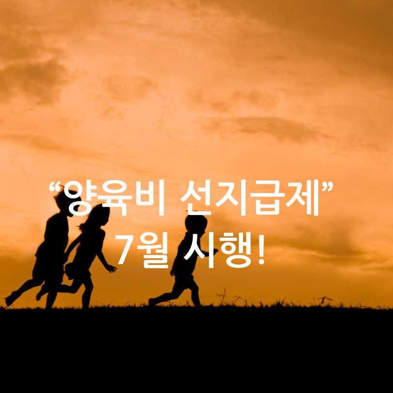 “양육비 선지급제” 7월 시행