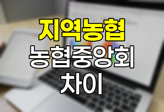 지역농협과 농협중앙회 비교 분석