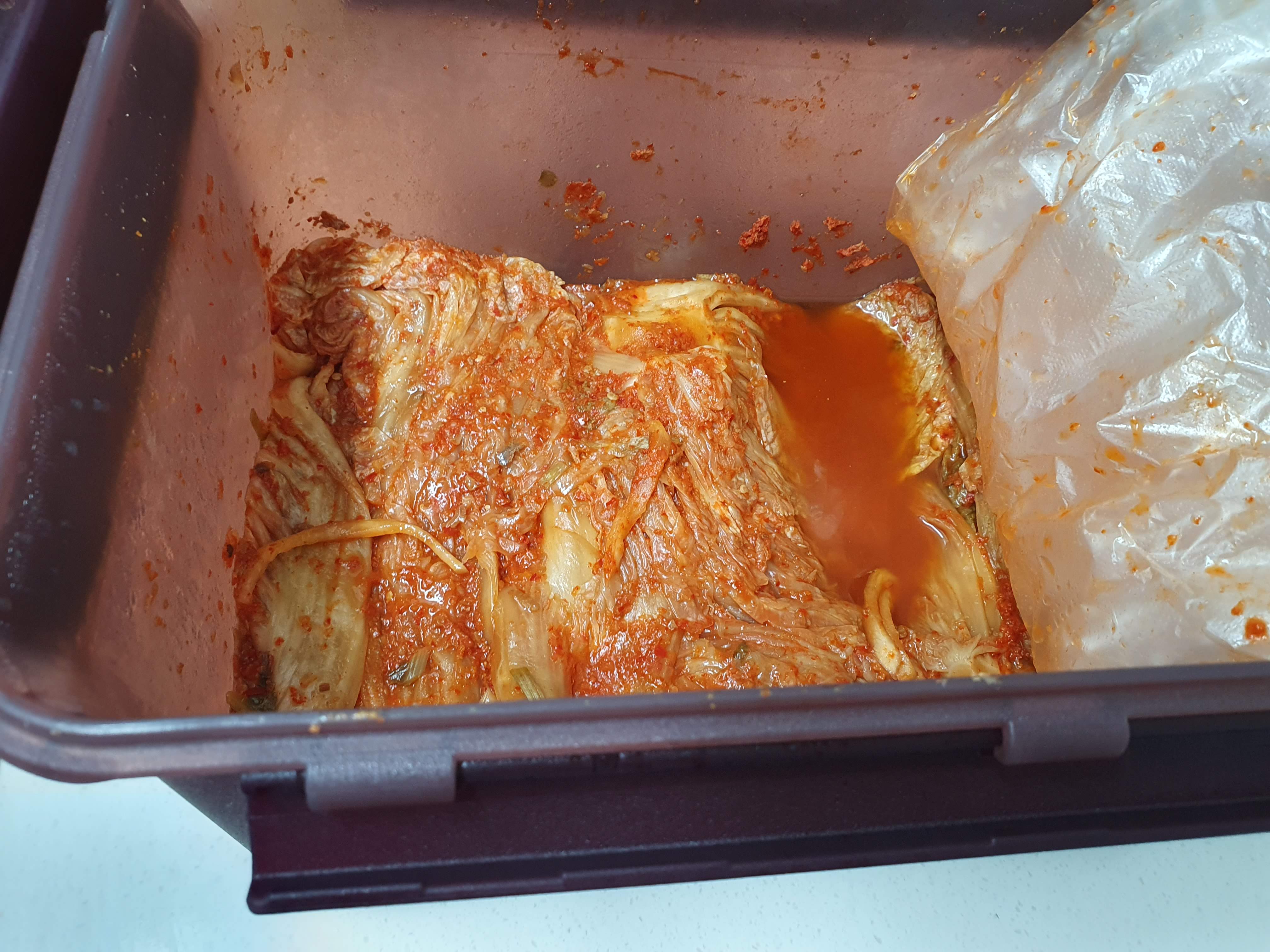 묵은지 들기름 볶음