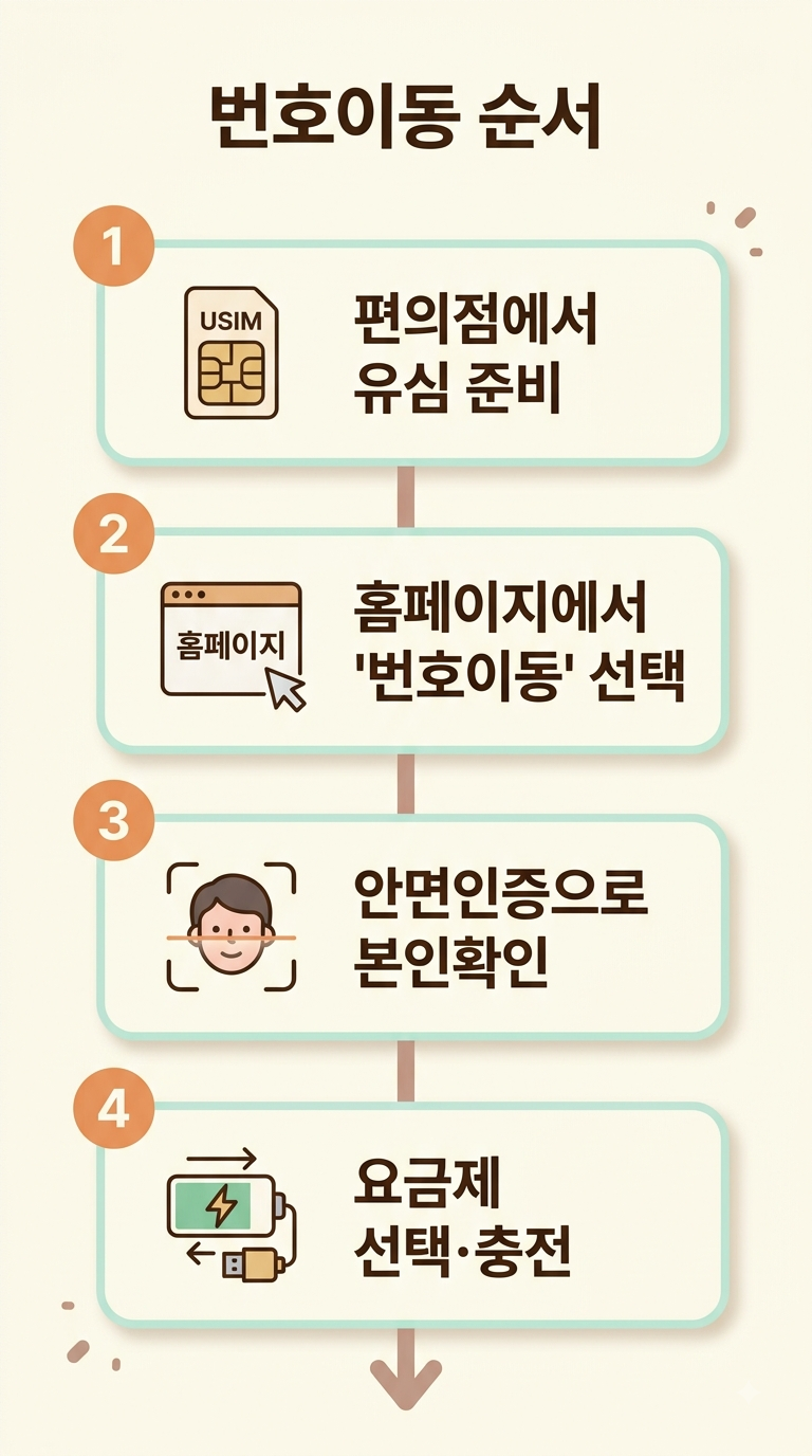 선불폰 번호이동, 쓰던 번호 그대로 선불로 갈아탈 때 확인할 조건과 순서