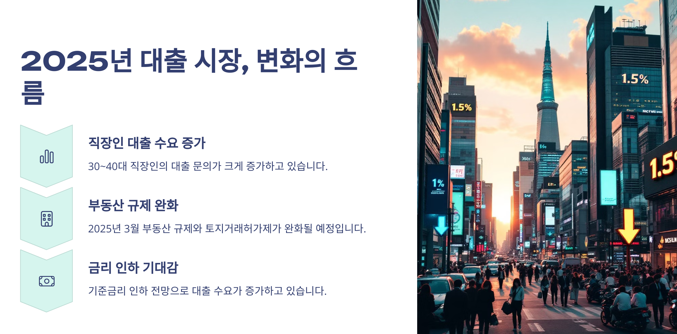 2025 대출시장 변화 흐름