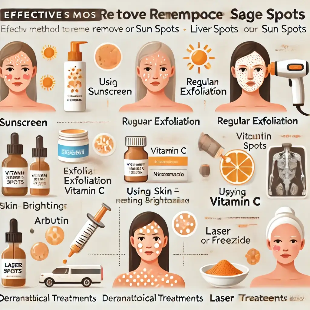 검버섯을 효과적으로 없애는 방법