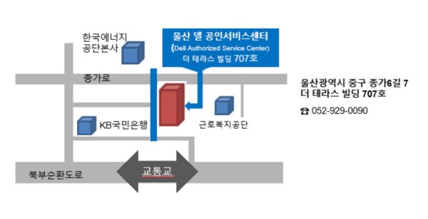 델 울산 서비스센터 위치