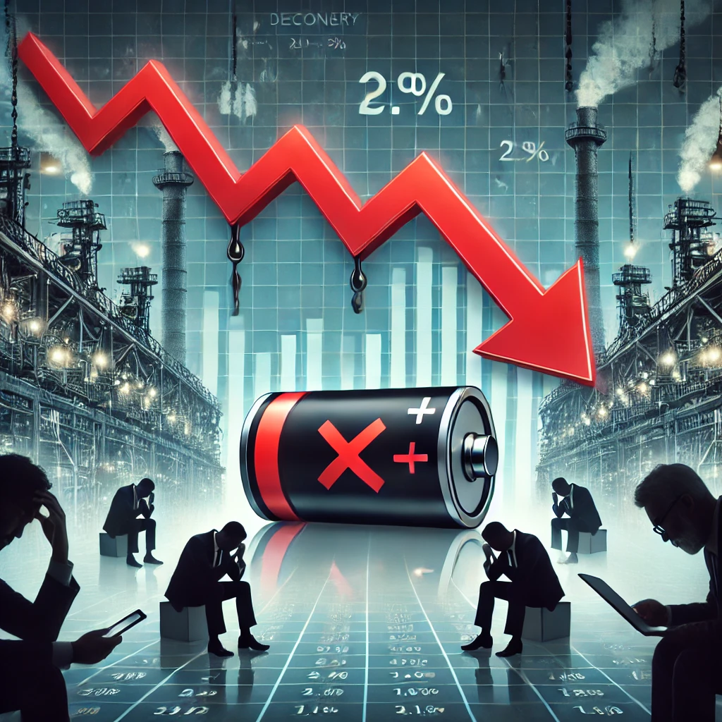 LG에너지솔루션 실적 발표…2차전지株 일제 하락