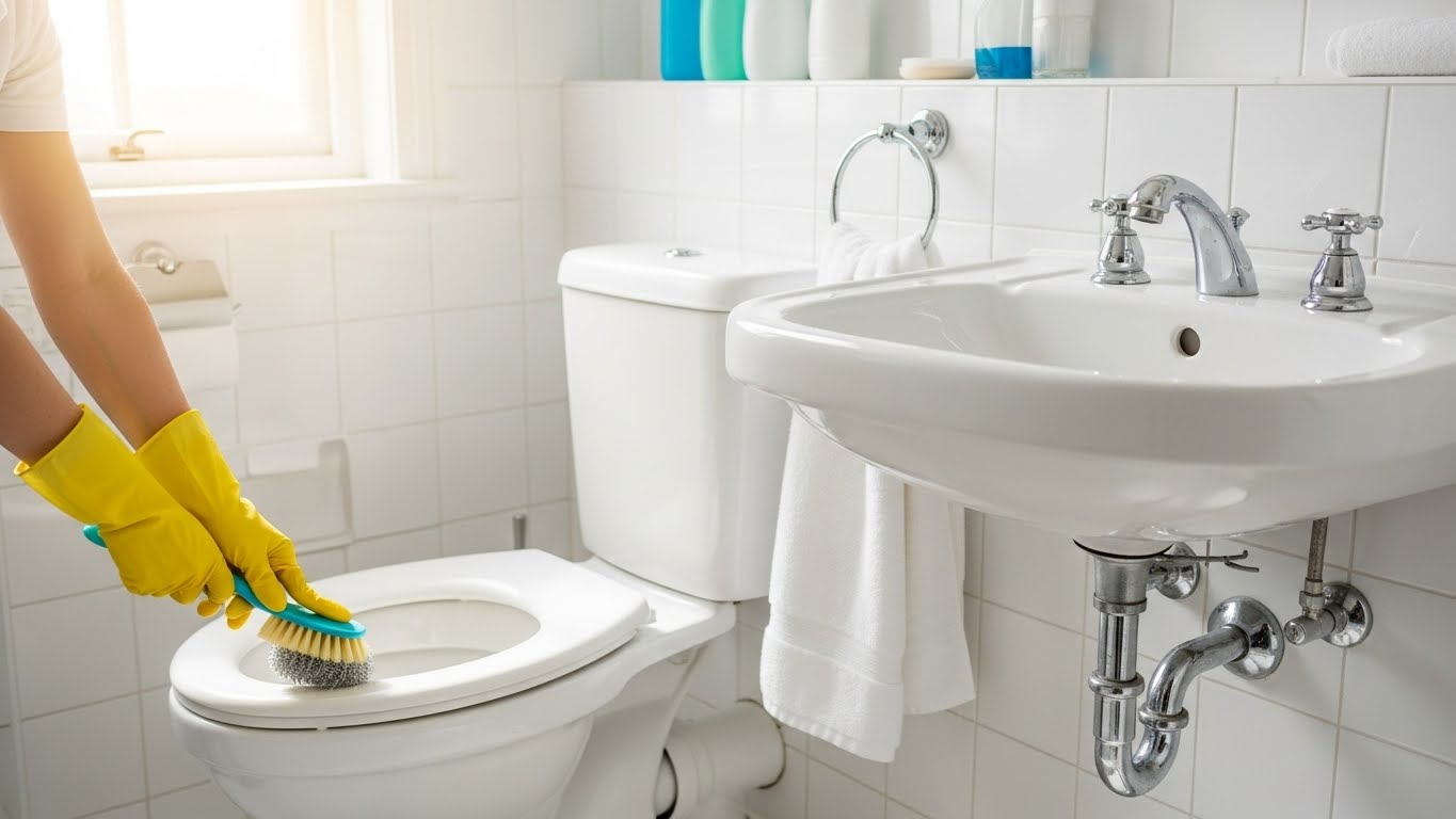 화장실 청소 쉽게 하는 방법