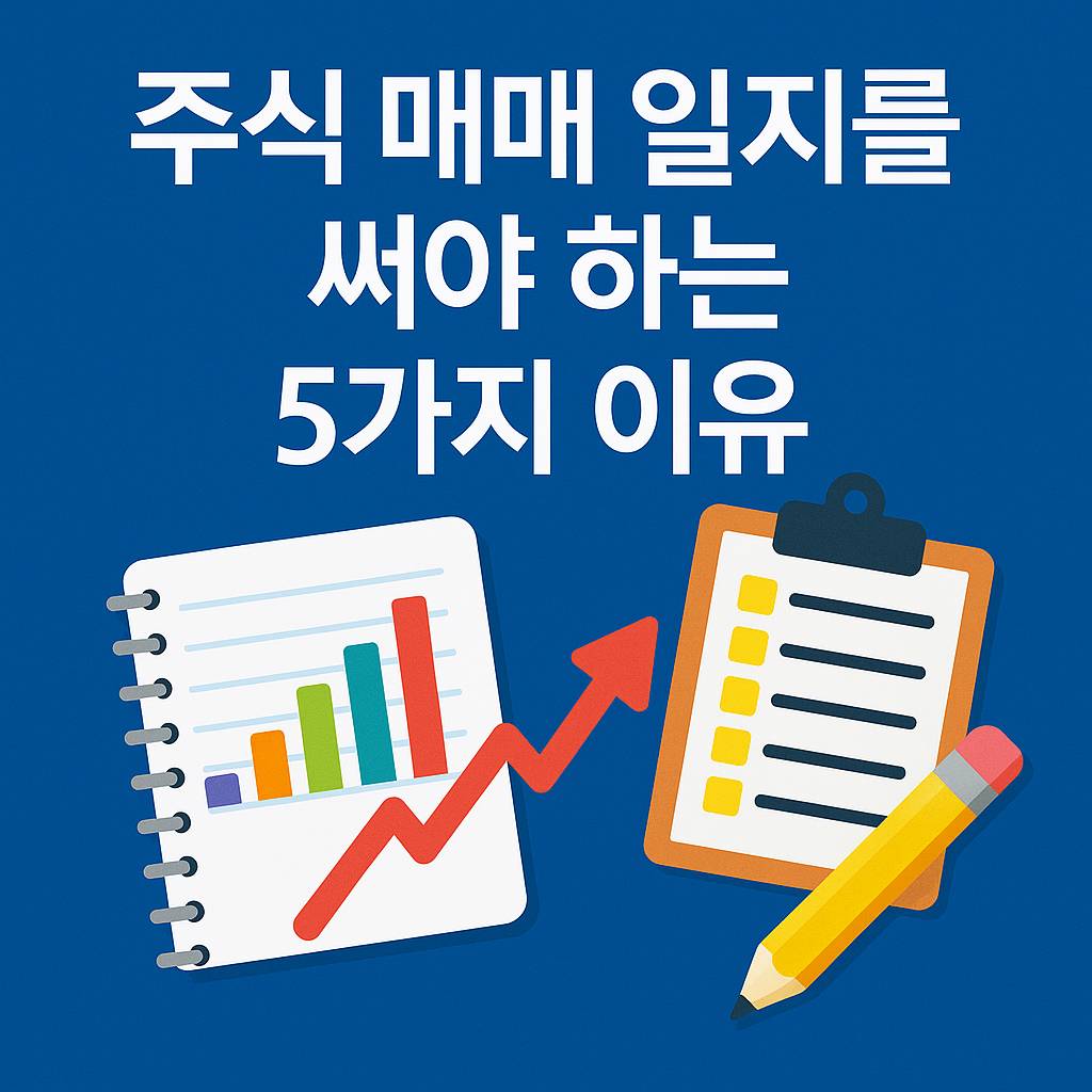 주식 매매 일지를 써야 하는 5가지 이유