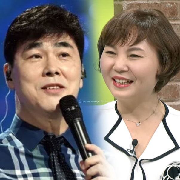 가수 출신 김종찬 목사와 아내 문혜란 씨의 모습