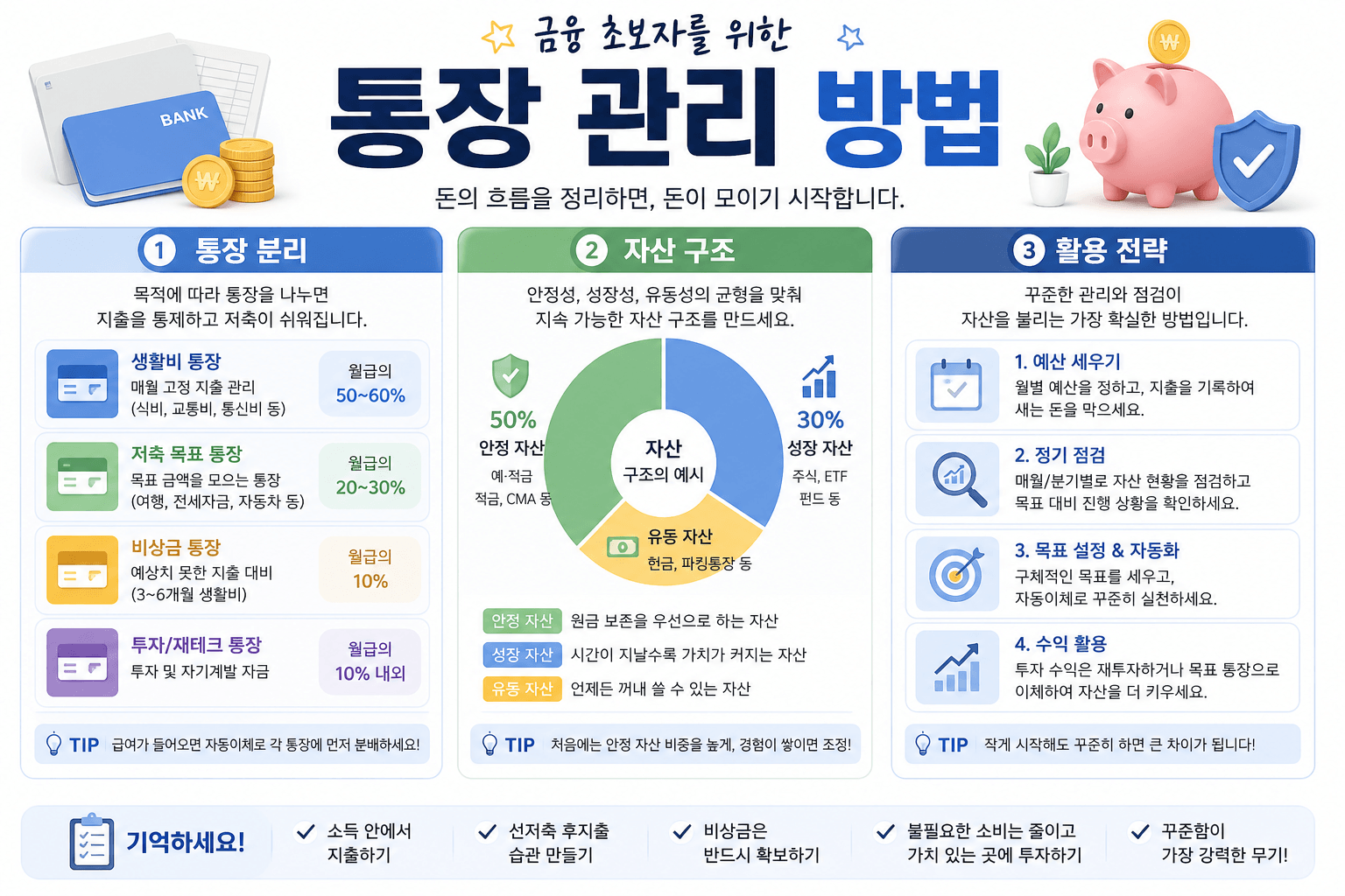 통장 관리 방법