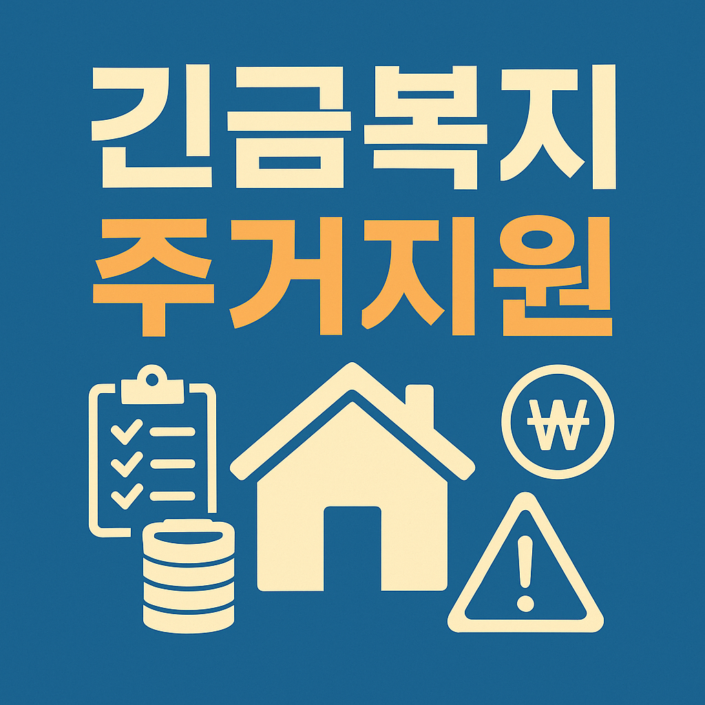 긴급복지 주거지원 - 신청방법, 자격, 지원금액 완벽 가이드