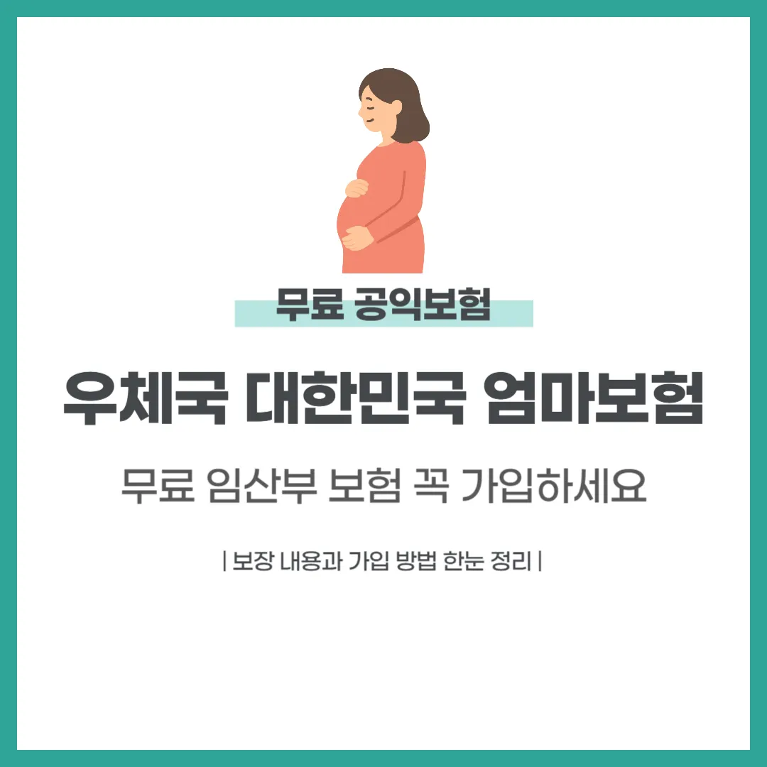 우체국 대한민국 엄마보험