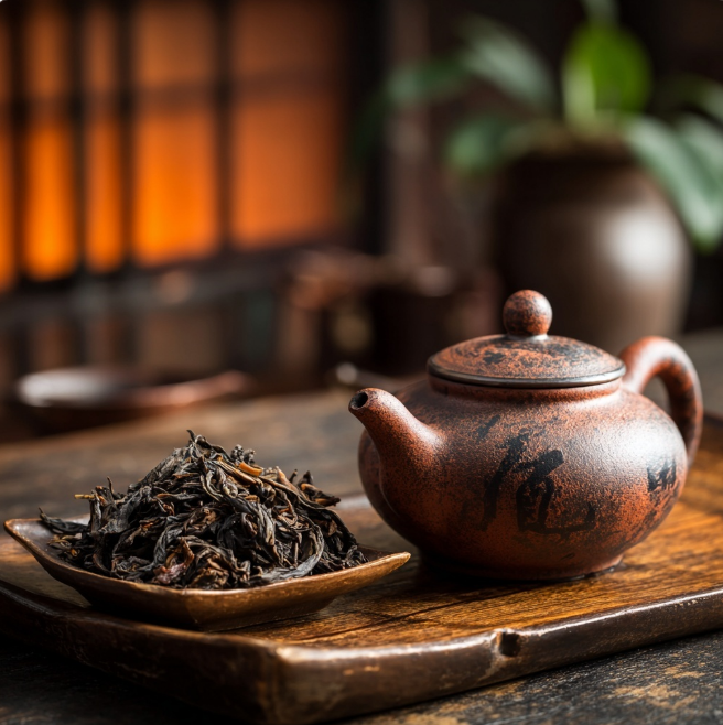 보이차 와 주전차 차끓이기 전