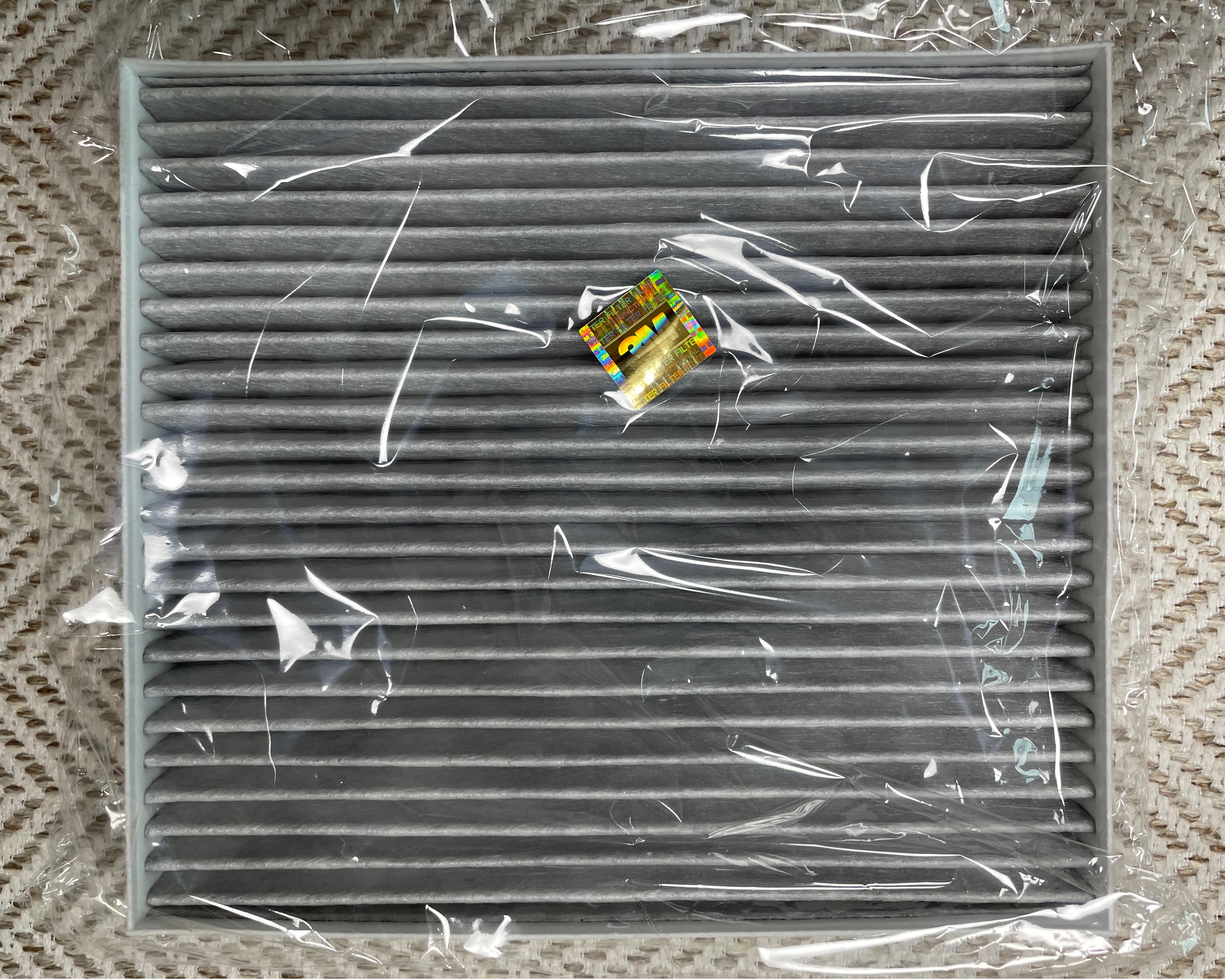 3m 에어필터 인증 스티커