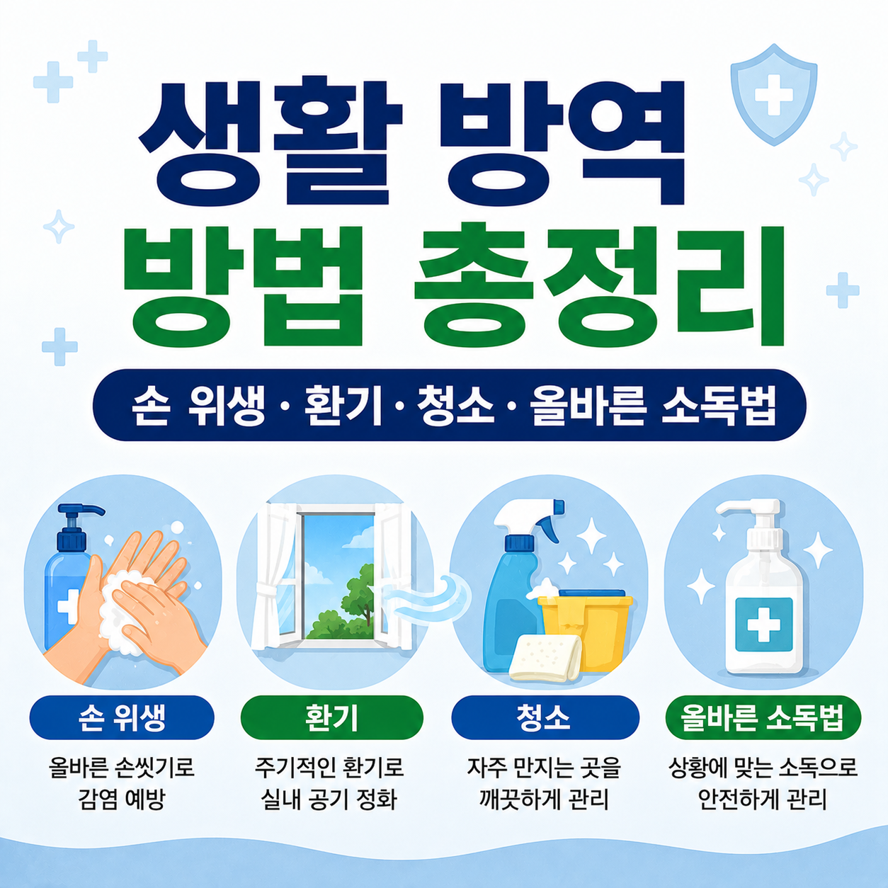 생활 방역 방법