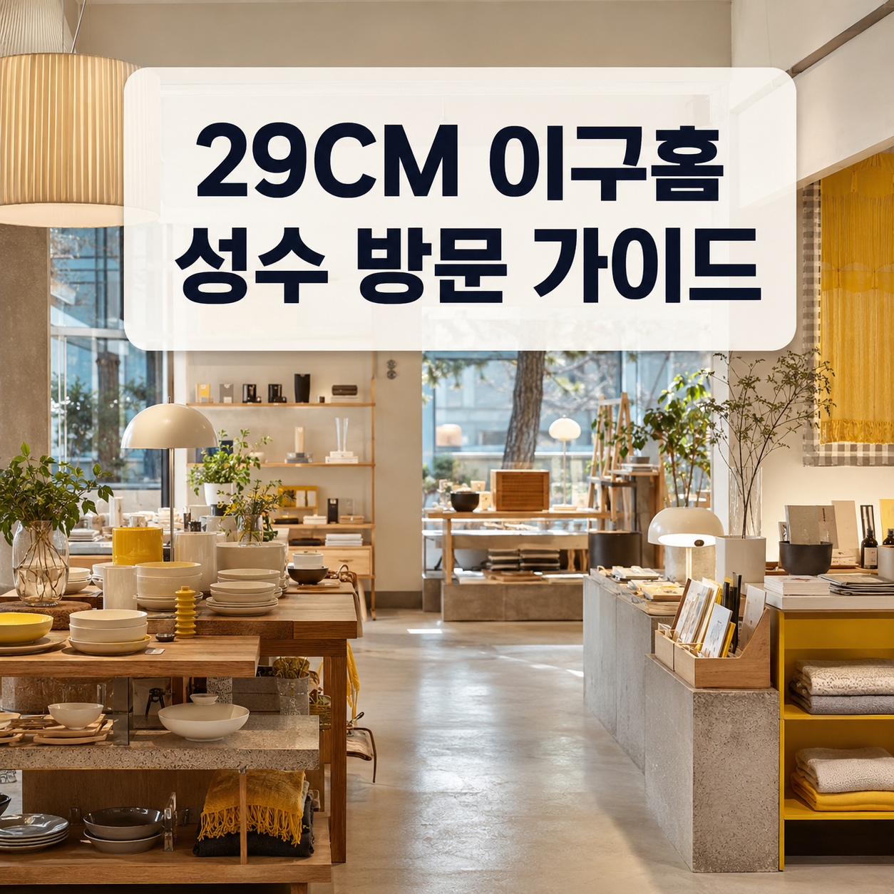29CM 이구홈 성수 방문 가이드|위치·볼거리·상품·이구홈 성수2 차이