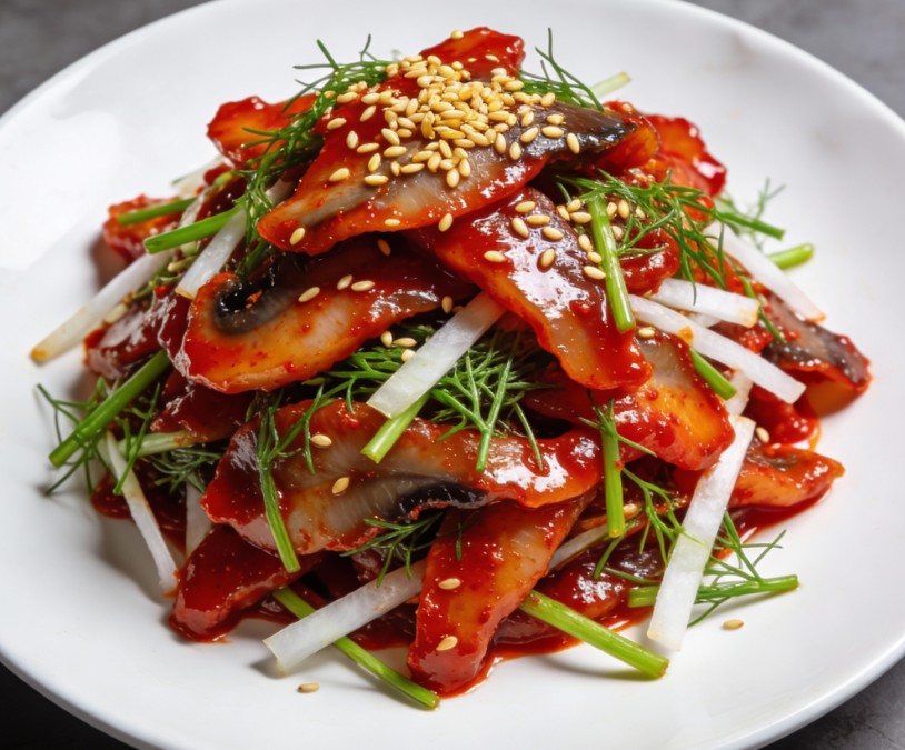 6시내고향 광주양동시장 홍어회 홍어무침