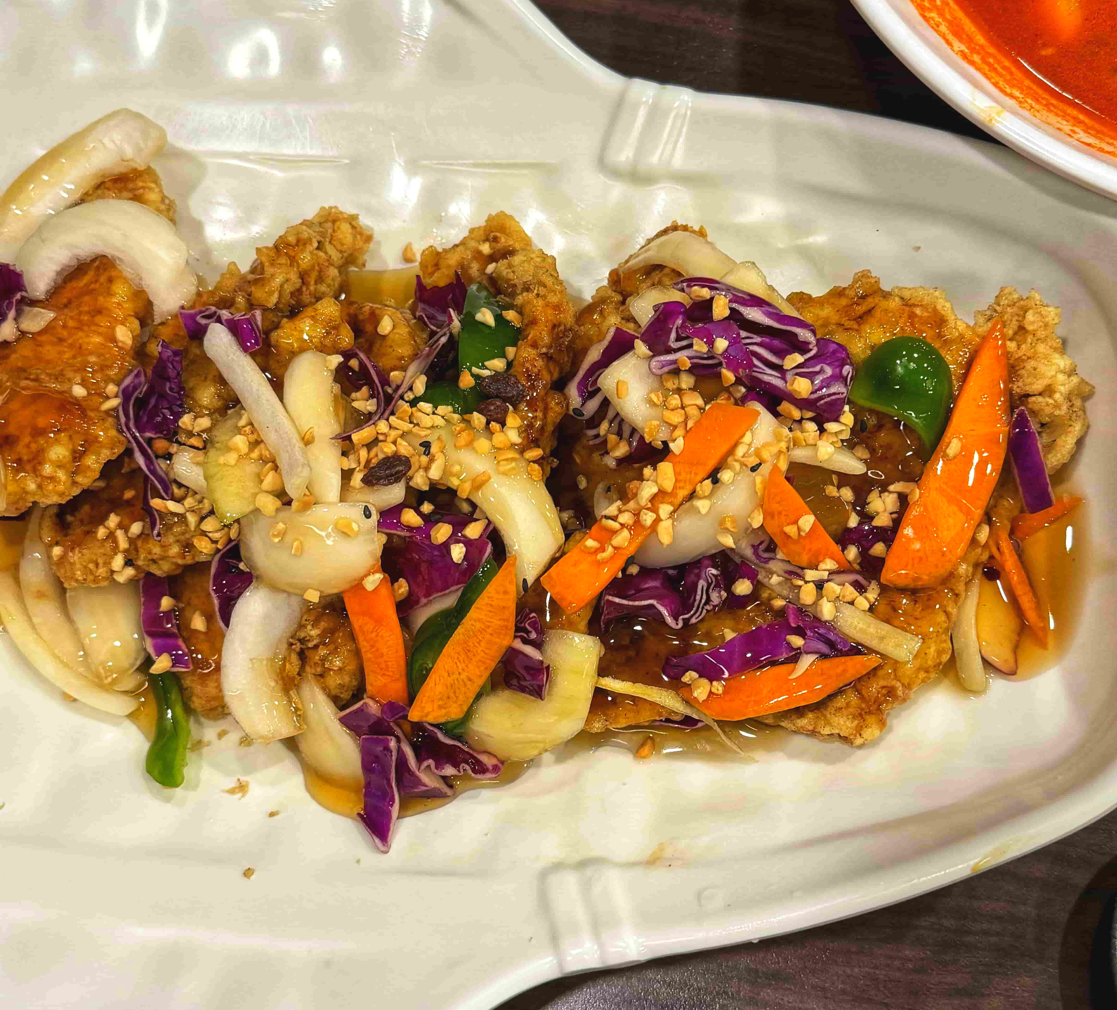 김포 맛집 &#39;진흥관&#39;에서 주문한 탕수육 사진