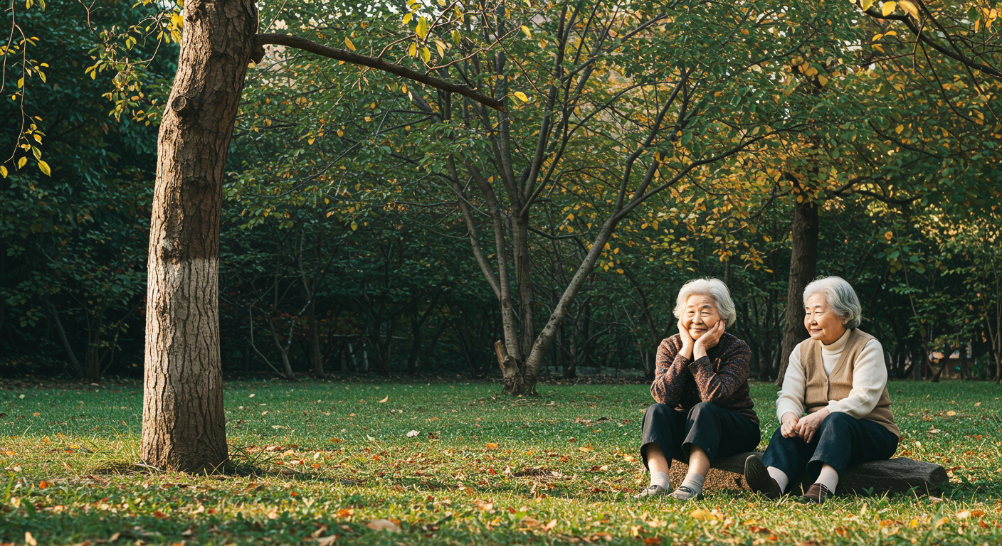 노인 우울증 극복 방법 사진