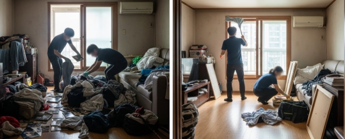 예산 고독사청소중