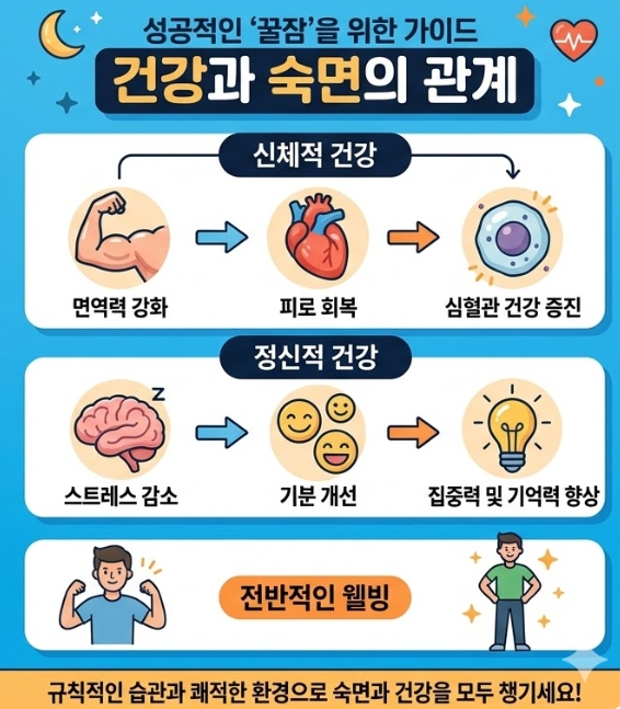 숙면을 위한 생활습관 이미지