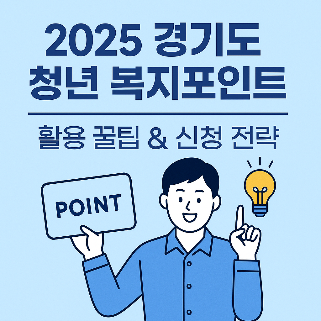 경기도 청년 복지포인트 활용 꿀팁