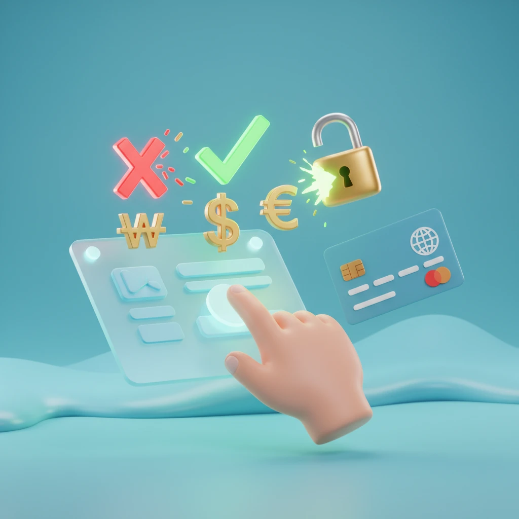 신용카드 체크카드 결제 오류 주요 사..