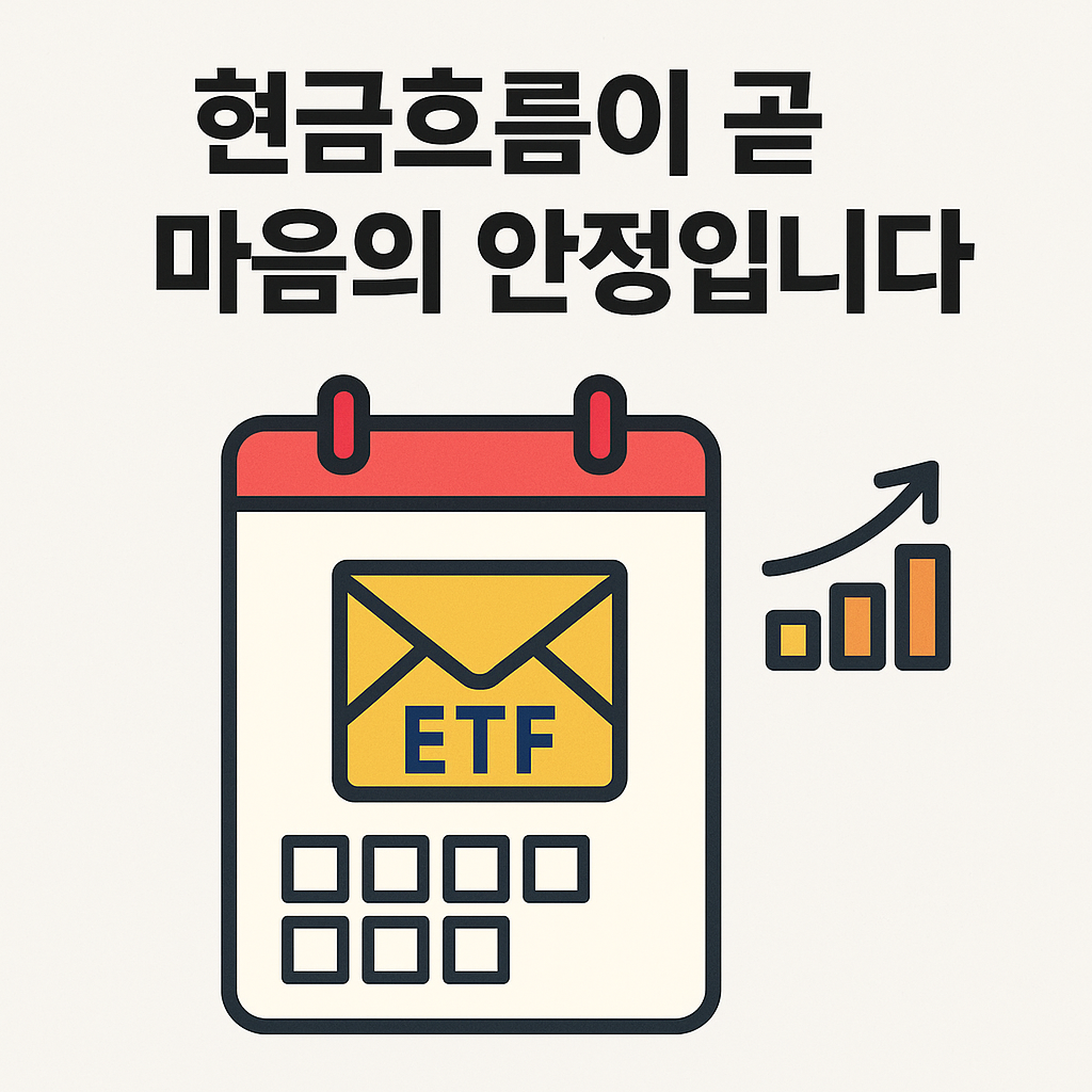 매달 배당이 달력처럼 들어오는 ETF를 표현한 이미지