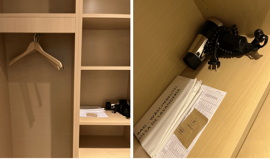 옷장-및-헤어-드라이기