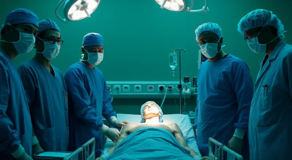 모여있는 의사들