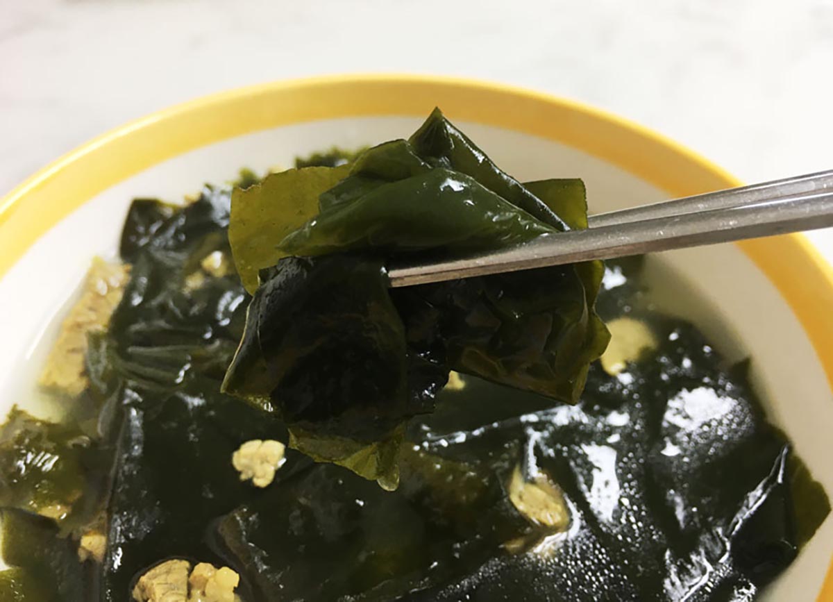 물미역 먹는법