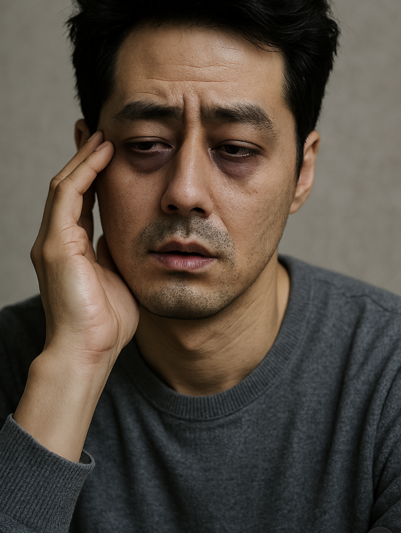 다크써클 관련된 사진