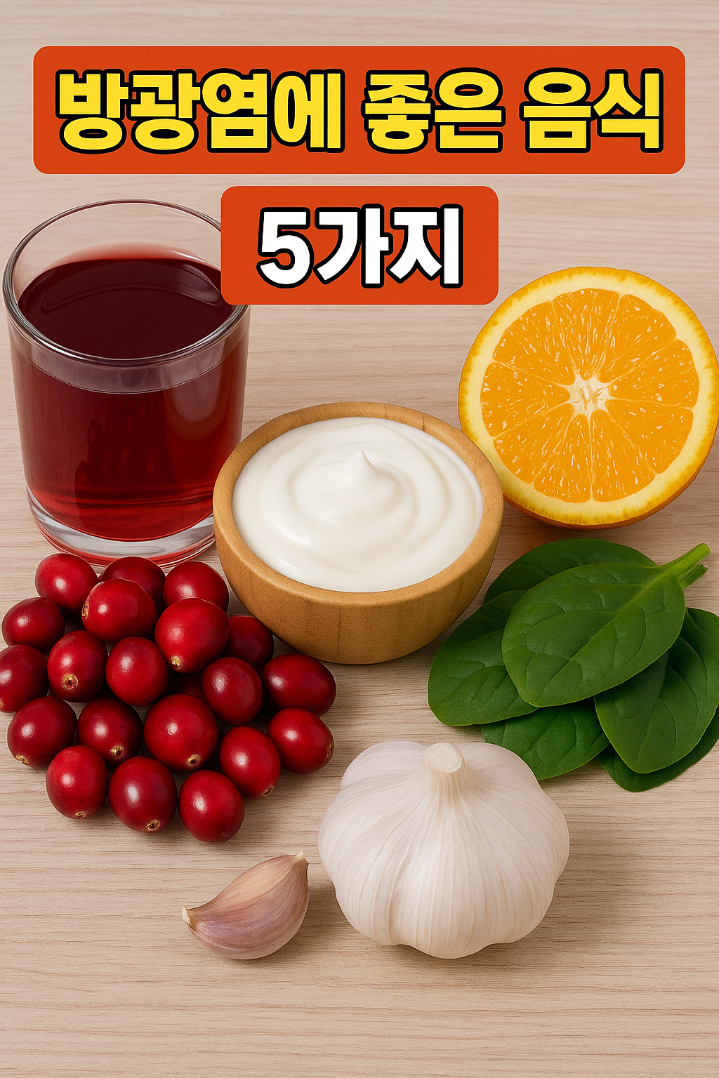 방광염에 좋은 음식 5가지 염증 잡고 면역 올리는 식습관