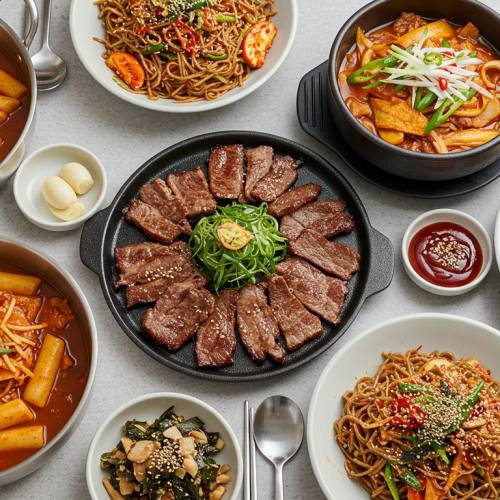 K푸드 대표하는 음식 사진