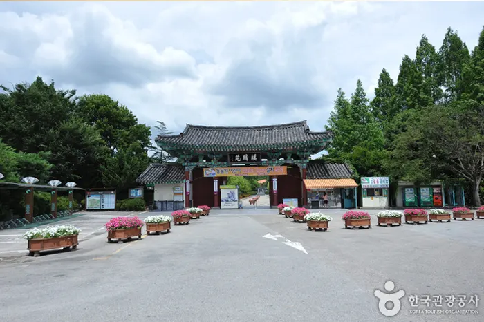 전주 동물원 전경 이미지