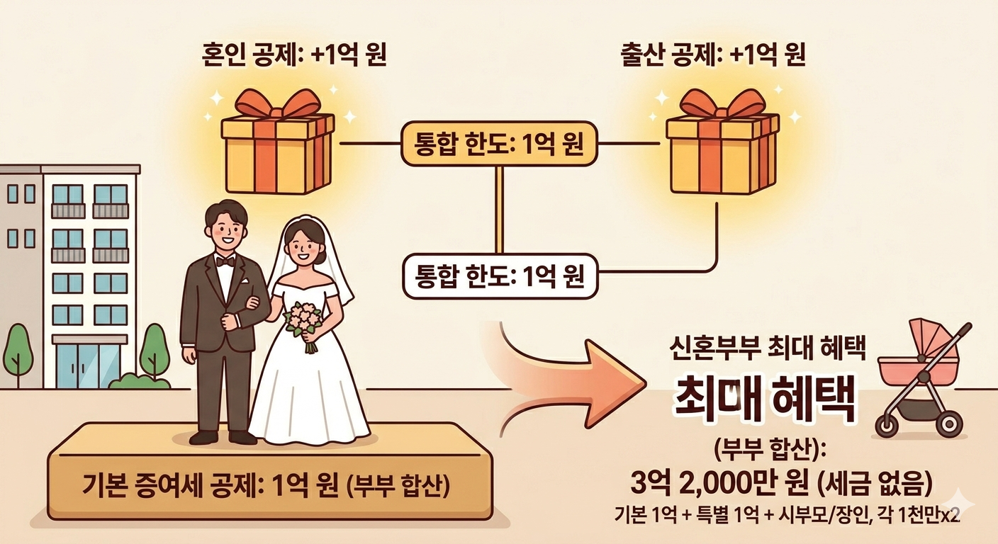 증여공제 - 혼인·출산 공제