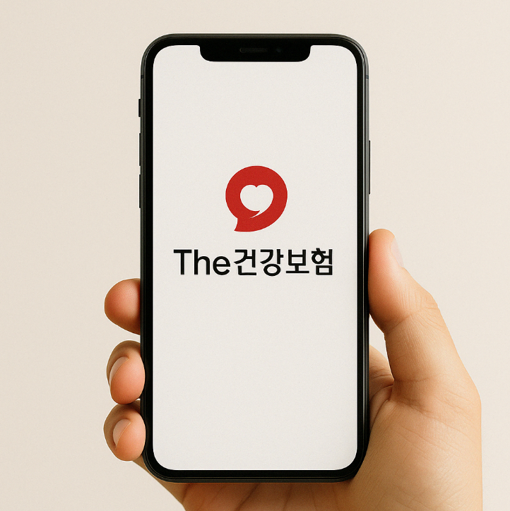 건강보험 핸드폰 앱 화면