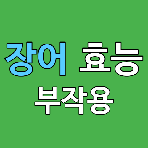 장어 효능 부작용