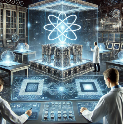 양자 컴퓨터의 발전 관련 이미지