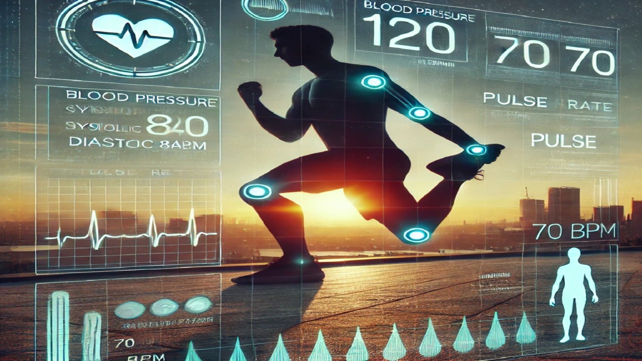 이미지 출처: AI 생성 이미지(콘텐츠 이해를 돕기 위한 시각 자료. 실제 인물을 특정하지 않은 AI 생성 이미지)심박수, 걸음 수, 수면 패턴 등 개인의 건강 데이터를 AI가 분석하여 그래프 형태로 보여주는 스마트폰 앱 화면. AI 기반 건강 관리 앱의 기능을 시각적으로 나타낸다.