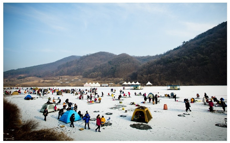 안성 동막골 빙어축제