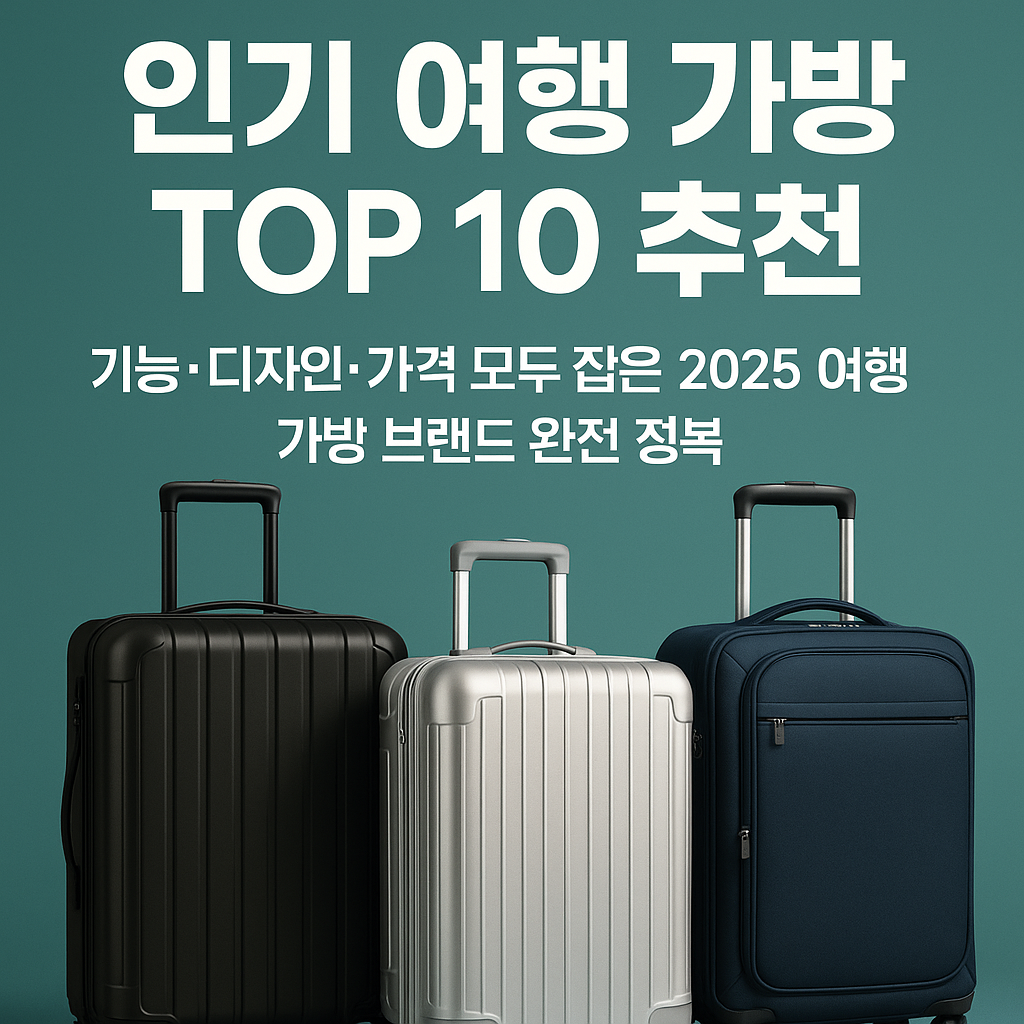 인기 여행 가방 TOP 10 추천