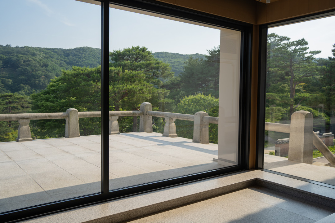 호암 미술관 2층 풍경