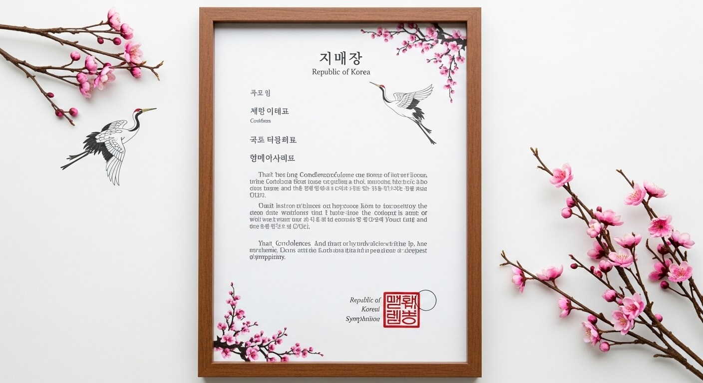 장례식 조의 문구