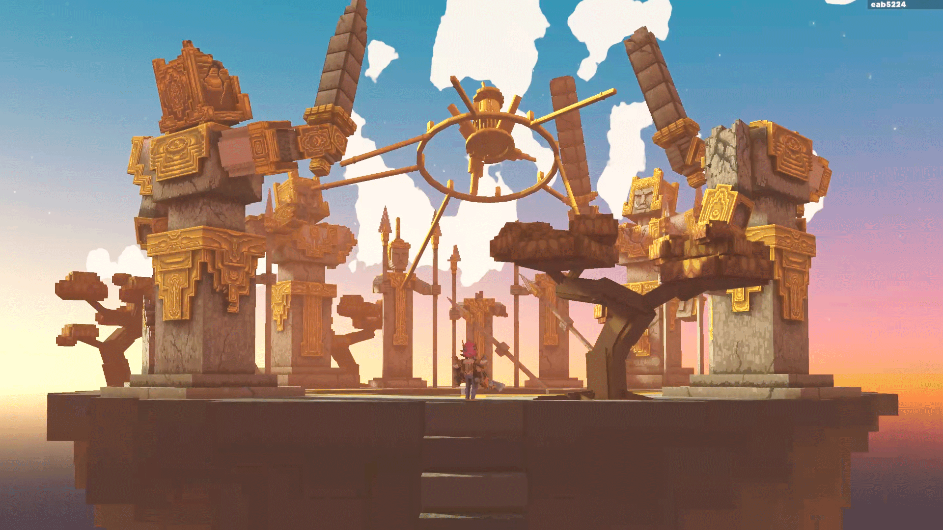 신전 전경이다.